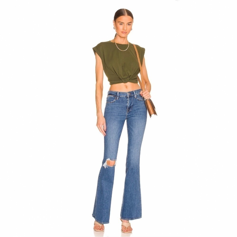 FRAME Le High Flare Jeans distressed size 29